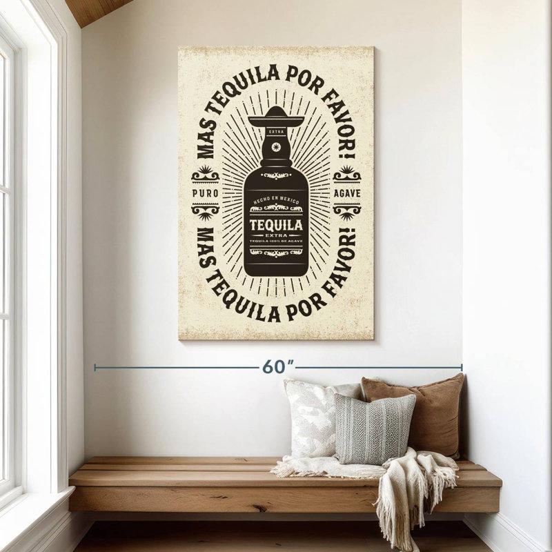 Yarlin Tequila, 48" H x 32" W