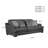 Arieyanna 92" Italian Leather Match Sofa with 4 Included Accent Pillows-27881647