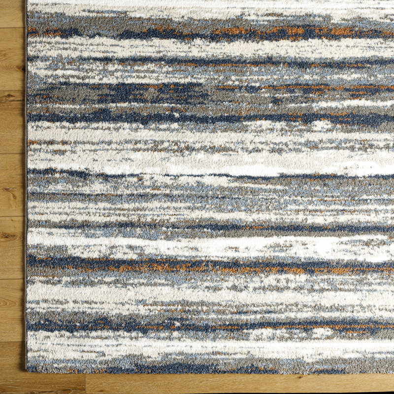 Striped Indoor Rug, Rectangle 1'11" x 2'11"