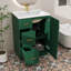 Meuble-lavabo 24 po avec lavabo, porte à fermeture douce, meuble-lavabo simple moderne avec tiroirs pour petits espaces-121088165