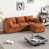 Molleton doux orange est en rupture de stock