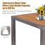 Akyrie 8 - Person Acacia Wicker Patio Dining Set with Square Table
