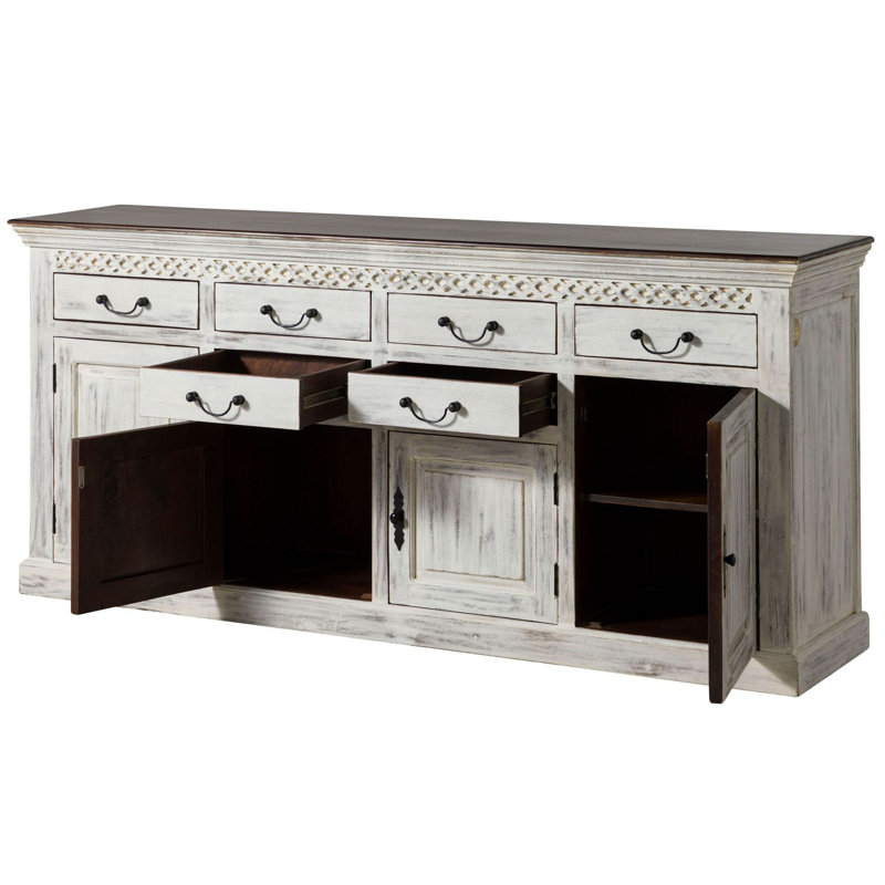 Castle-Antik 200cm Solid Wood Sideboard