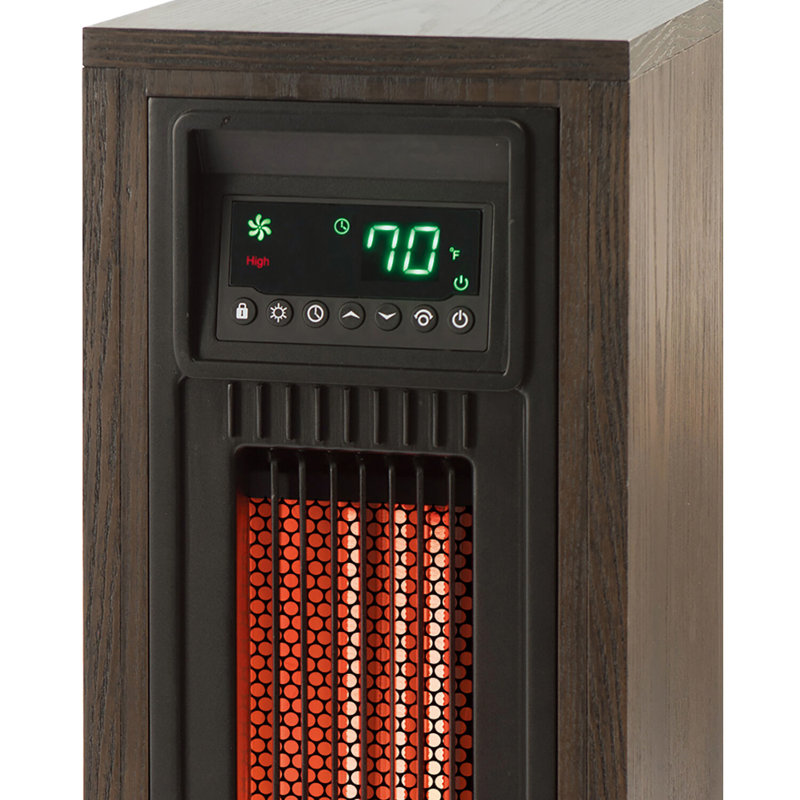 LifeSmart LifePro 1500W Portable Indoor 23" Infrared Quartz Tower Space Heater