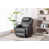 Similicuir gris foncé est en rupture de stock