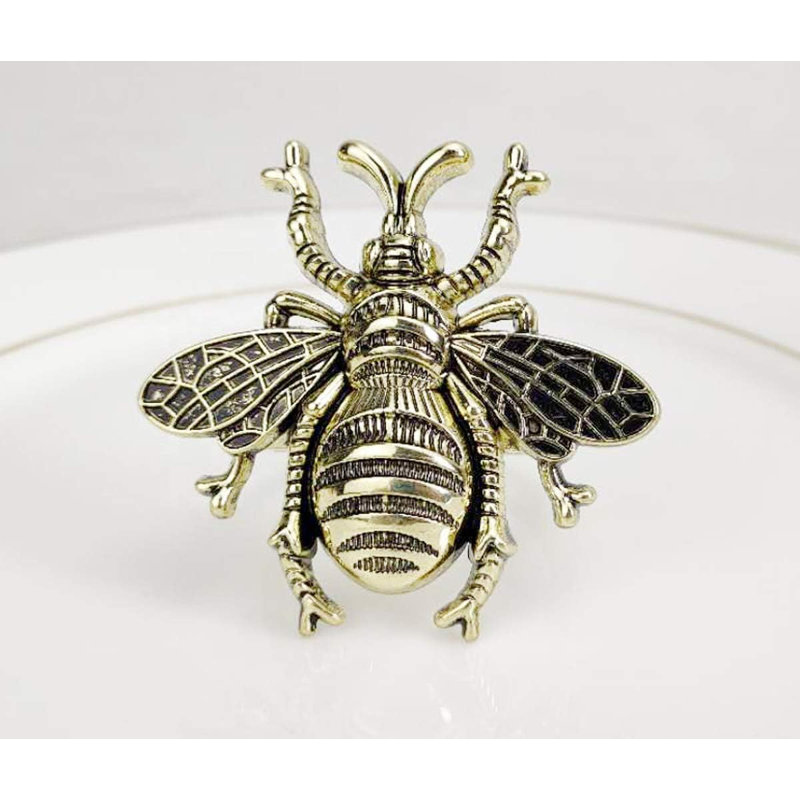 Rond de serviette Bumblebee, Or antique