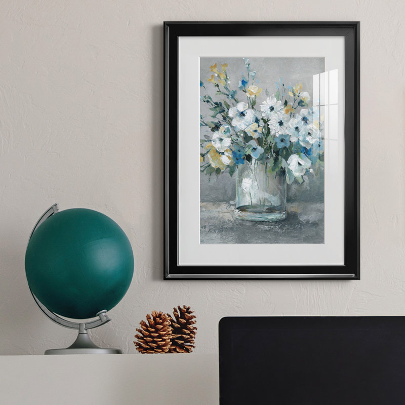 Sweetest Blossoms - peinture encadrée, H 22,5 po x l 30,5 po x P 1,5 po, Noir