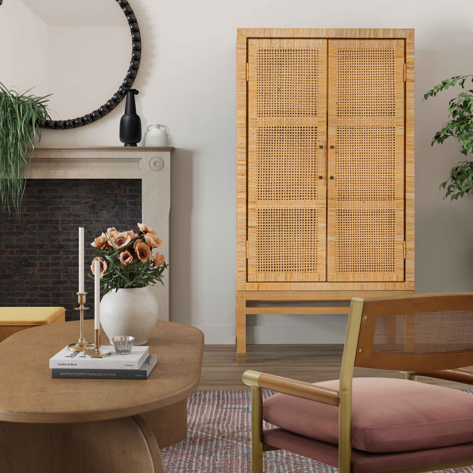 Kacey Accent Cabinet, Natural