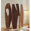 Paravent abstrait en bois