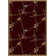 Gaming and Entertainment Snookered Tufted Burgundy Area Rug
