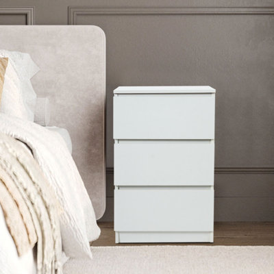 32cm W Solid Wood Bedside Table