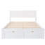 Lit plateforme simple Bybel avec tiroir sous le lit, double / double-1251383073