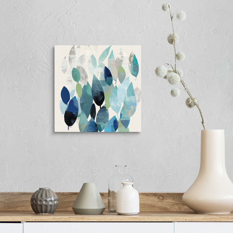 Leaf Mural I - reproduction d'art sur toile, Toile tendue, H 12 po x l 12 po x P 1,25 po