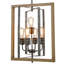 Lustre rectangulaire unique à 5 lumières Brimson