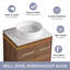 Meuble-lavabo simple 35,47 po avec comptoir