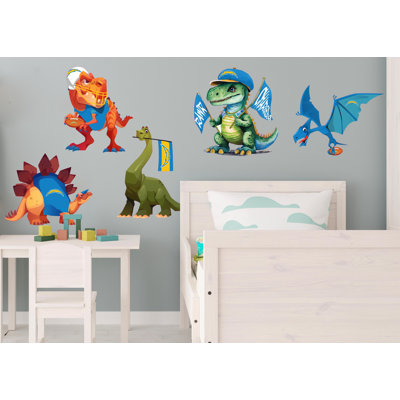 Los Angeles Chargers Dinosaurs Wall Decal Pack