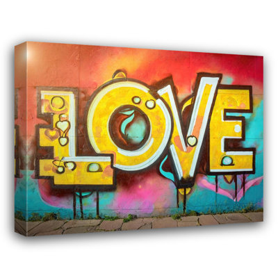 «Love 21» par Stephen Chambers, reproduction sur toile tendue