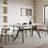 French vintage rectangular dining table set-102552150