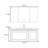 Simple cream style light luxury bathroom cabinet