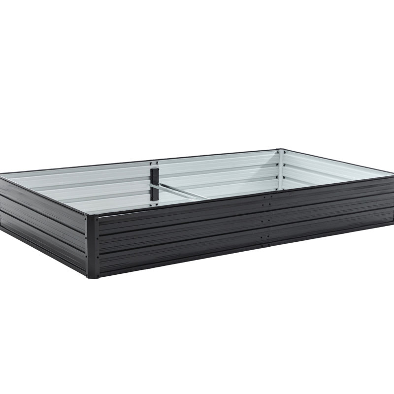 Large Galvanized Raised Planter 841 Ft, For Growing Herbs, Vegetables, And Flowers - Construction, Easy Setup Metal Garden Bed Great For Fruits Weather , Quick Installation