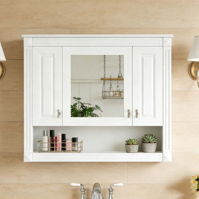 Armoire murale 35 po avec miroir