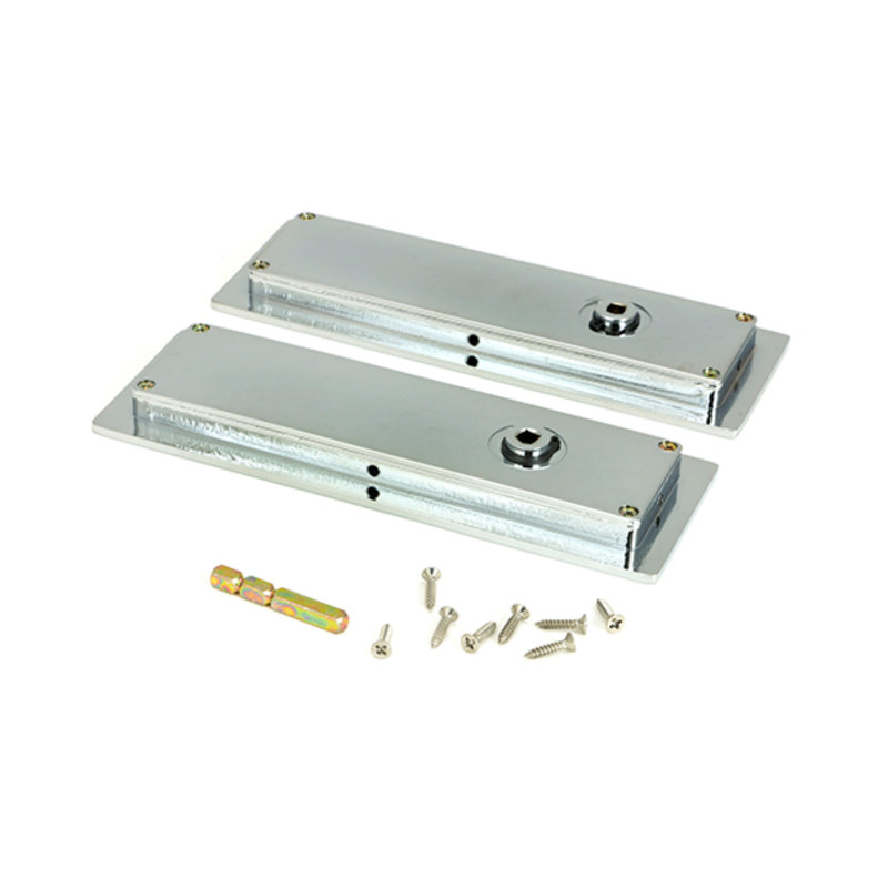 Door accessory, 17.5cm H x 6cm W x 1.3cm D, Polished Chrome