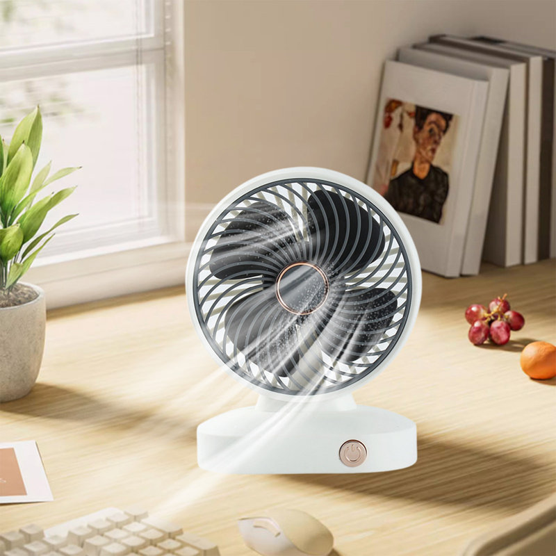 Ventilateur de bureau à 3 vitesses kbndieu, Gris