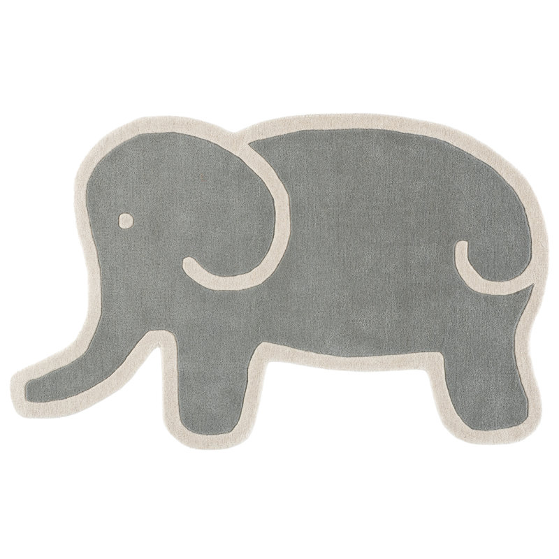  Kids 853 laine touffetée à la main à 85%; Tapis pour enfant 15% coton, Rectangle 6 pi 0 po x 9 pi 0 po