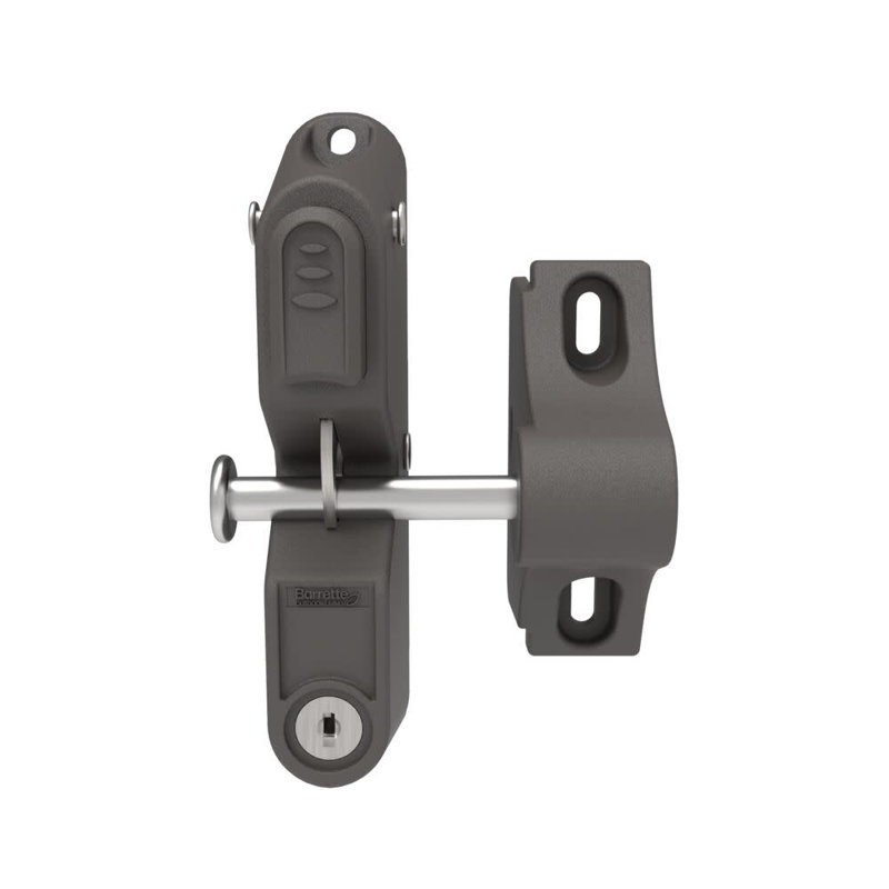 Two-Sided Locking Gravity Latch