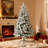 6FT Artificial Unlit Snow Christmas Tree