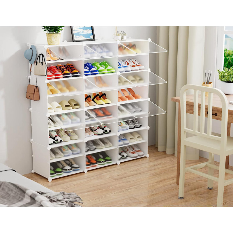 48 Pair Stackable Shoe Storage Box