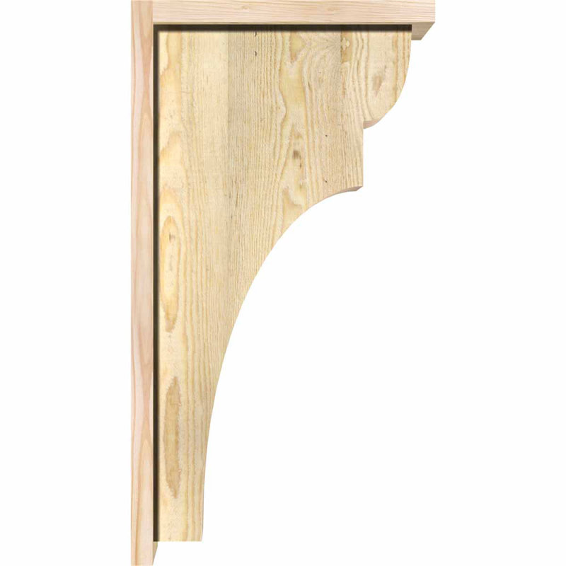 Yorkshire Yorktown avec plaque arrière, Sciage brut, H 26 po x l 8 po x P 14 po, Sapin de Douglas