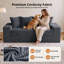 Upholstered 78 " Cotton Sofa-719492261