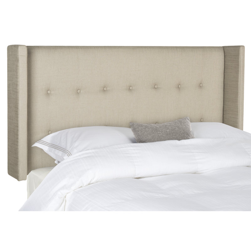 Davin Upholstered Headboard, Queen, Oyster