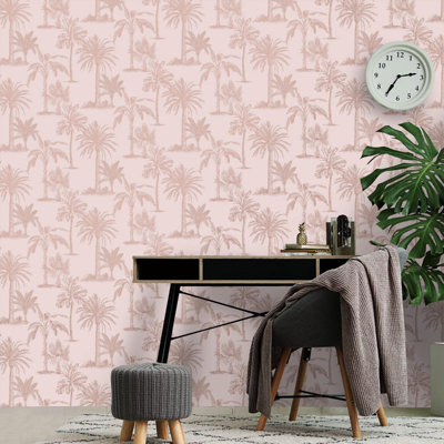 Dutch Wallcoverings Wallpaper Tropical Trees