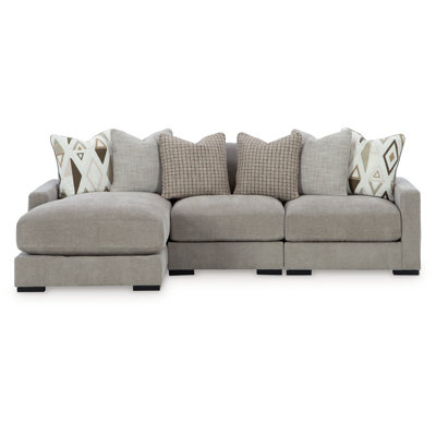 Aslan Court 3-Piece Sofa Sectional with Chaise