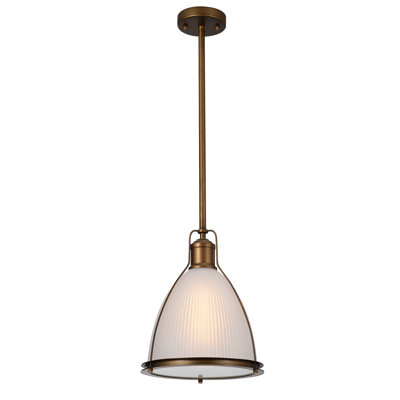 Elissa 1 - Light Bronze/Copper Single Pendant