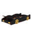 Lit plateforme simple en forme de voiture avec roues et rangement-615342834-615342837