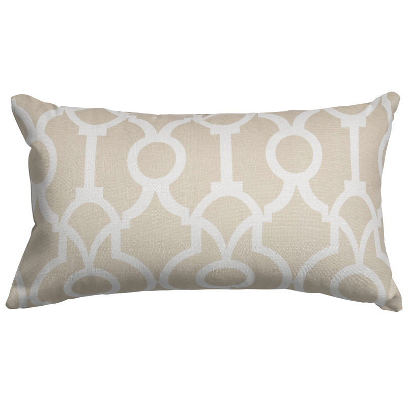 Athens Rectangular Throw Pillow, Sand