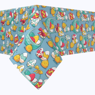 Aquarius Geometric Easter Tablecloth