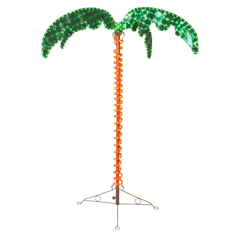 LED Rope Light Palm Lighted Trees & Branches, 4.5 Ft.