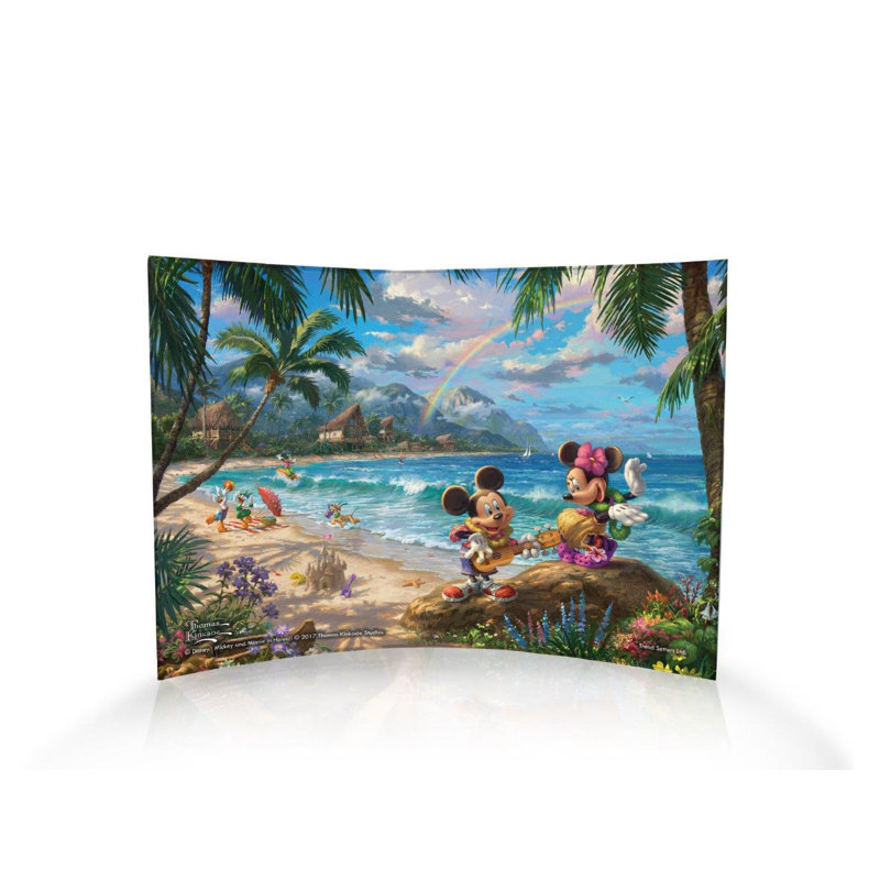 «Thomas Mickey et Minnie à Hawaï» par Thomas Kinkade