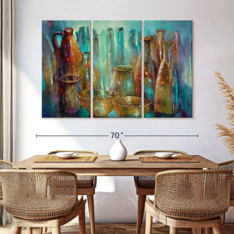 Senne Still Life Golden Bowles, H 42 po x l 65 po