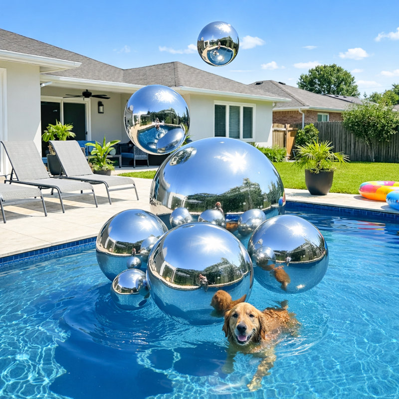 Ensemble de boules en PVC pour miroir