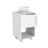 Kheng 18-inch Single Bathroom Vanity with Open Shelf and Single Door Cabinet-68166655