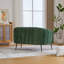 Canapé large 2 places en chenille capitonnée-274641737