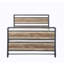 Lit plateforme double tapissier Rothbury
