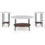 Table Brenneman (ensemble de 3)