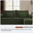 83.5'' Wide Comfy Cloud Couch Sectional Modern Sofa in a Box,Loveseat Sofa With Ottoman Sectional Couches for Living Room, Bedroom, Office, No Assembly Required-1864668499