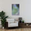 Blue Damselfly Love Delicate Serene Tranquil Animal Nature Wall Art Print 1 Piece Wrapped Canvas Wall Art-1135069151